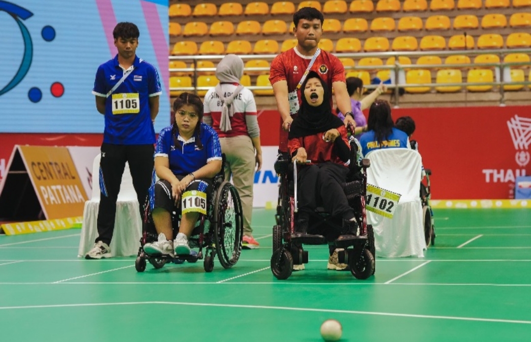 Menpora Erick Thohir Saksikan Afrizal dan Handayani Tampil Impresif di ASEAN Para Games