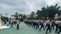 Polres Magetan Gelar Latihan Dalmas Gabungan Tingkatkan Kesiapsiagaan Personel