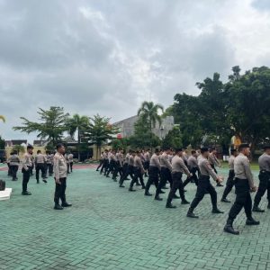 Polres Magetan Gelar Latihan Dalmas Gabungan Tingkatkan Kesiapsiagaan Personel