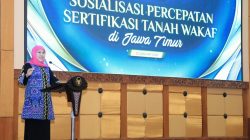 Khofifah Percepat Sertifikasi Tanah Wakaf di Jatim, Sinergikan Kemenag dan ATR/BPN untuk Lindungi Aset Umat
