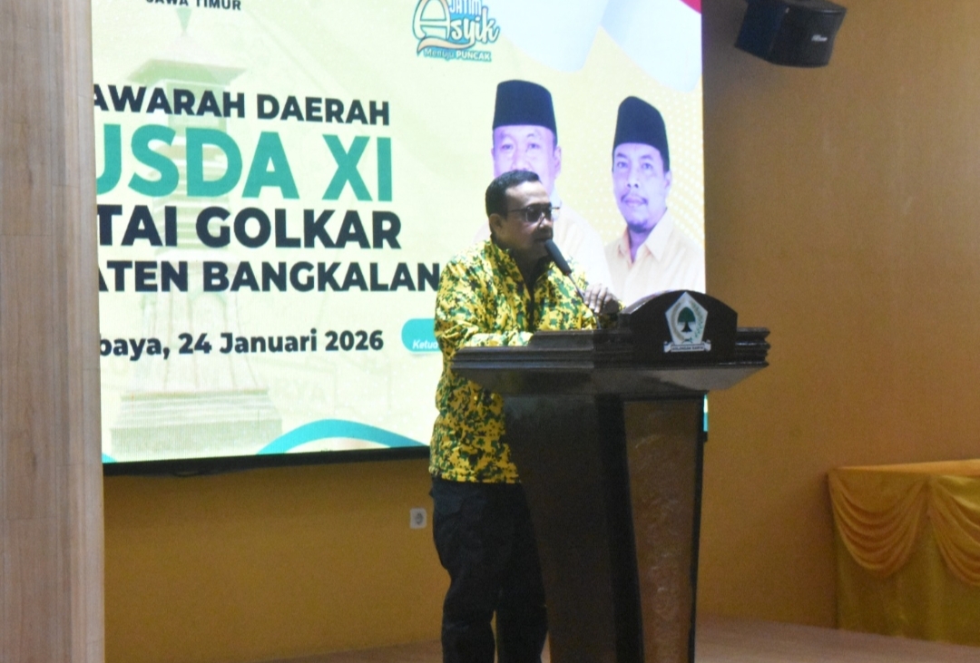 Sekretaris Golkar Jatim Blegur Prijanggono : Kursi Golkar Bangkalan Wajib Naik Jadi 8 