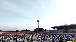 Istighosah Kubro untuk Keselamatan Bangsa dan Negara, Ribuan Jamaah Nahdliyin Blitar Raya Padati Stadion Soepriadi