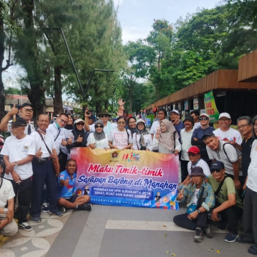 Mlaku-Mlaku Bareng PWI Surakarta, Awali Rangkaian HPN 2026