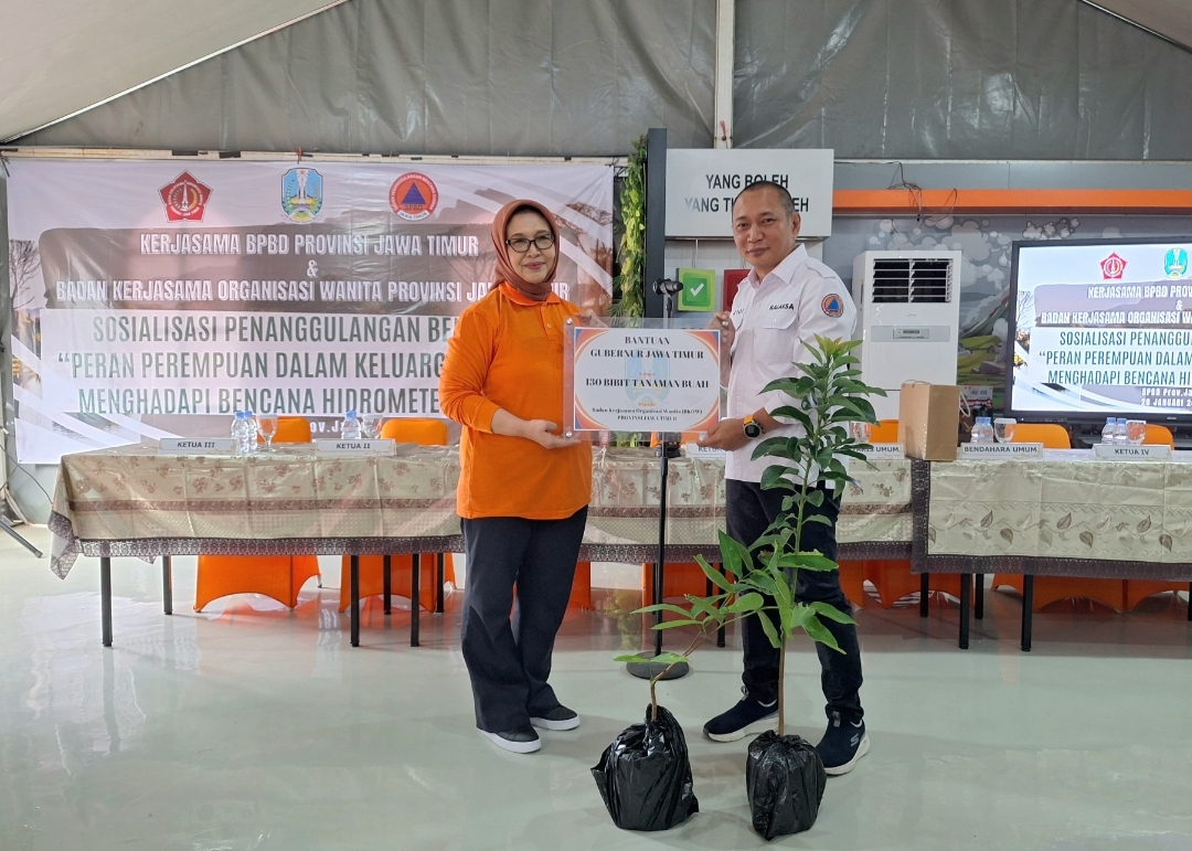 Kolaborasi BPBD dan BKOW Jatim, Perkuat Peran Perempuan Hadapi Bencana