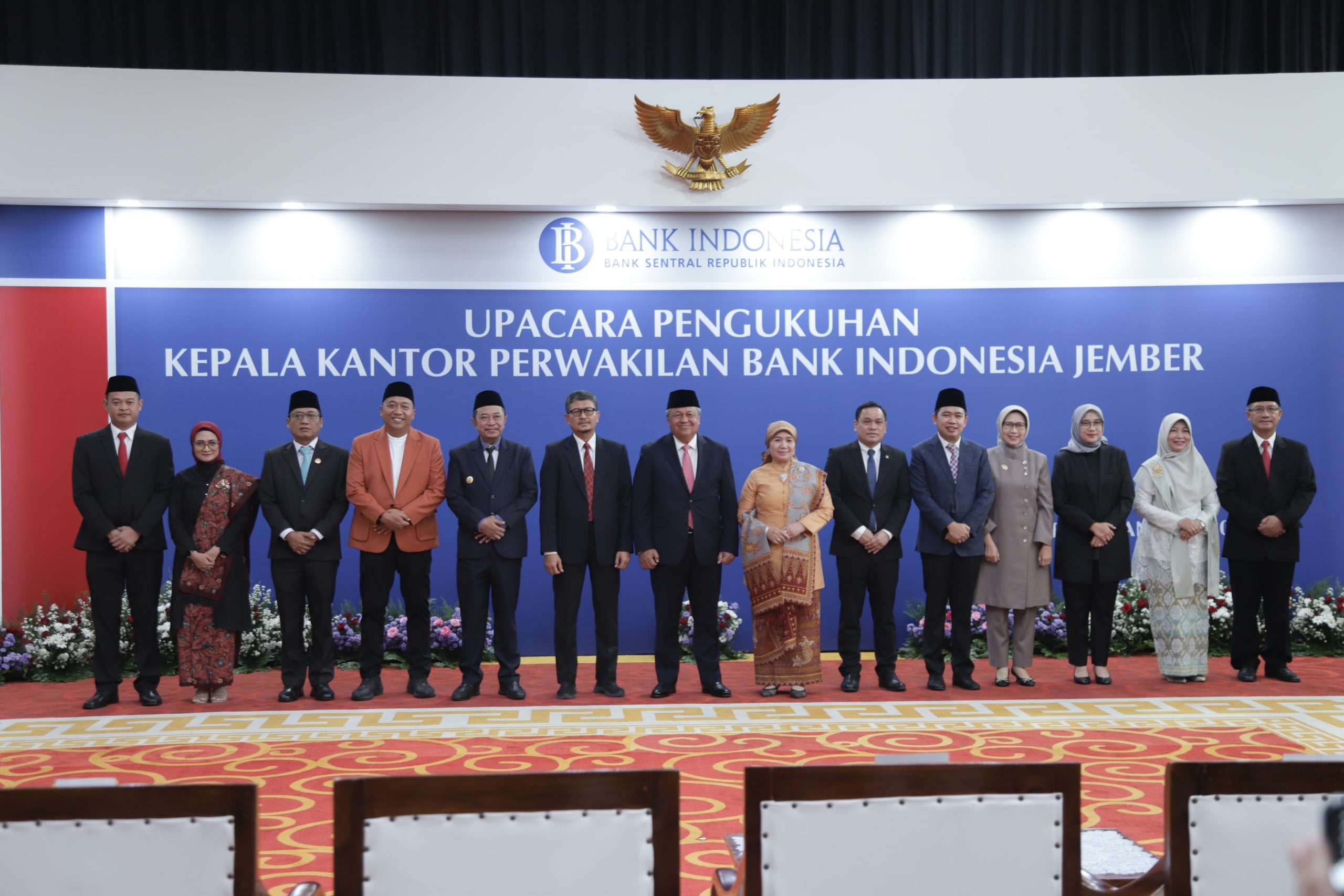 Pengukuhan Kepala Cabang Perwakilan BI, Bupati Fawaid Tegaskan Jember Barometer Kebangkitan Ekonomi di Tapal Kuda