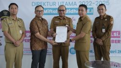 Sertijab Direksi Perumda Kahyangan dan Perumdam Tirta Pandalungan, Pj Sekda Berharap Kecepatan dan Pemuliaan SDM