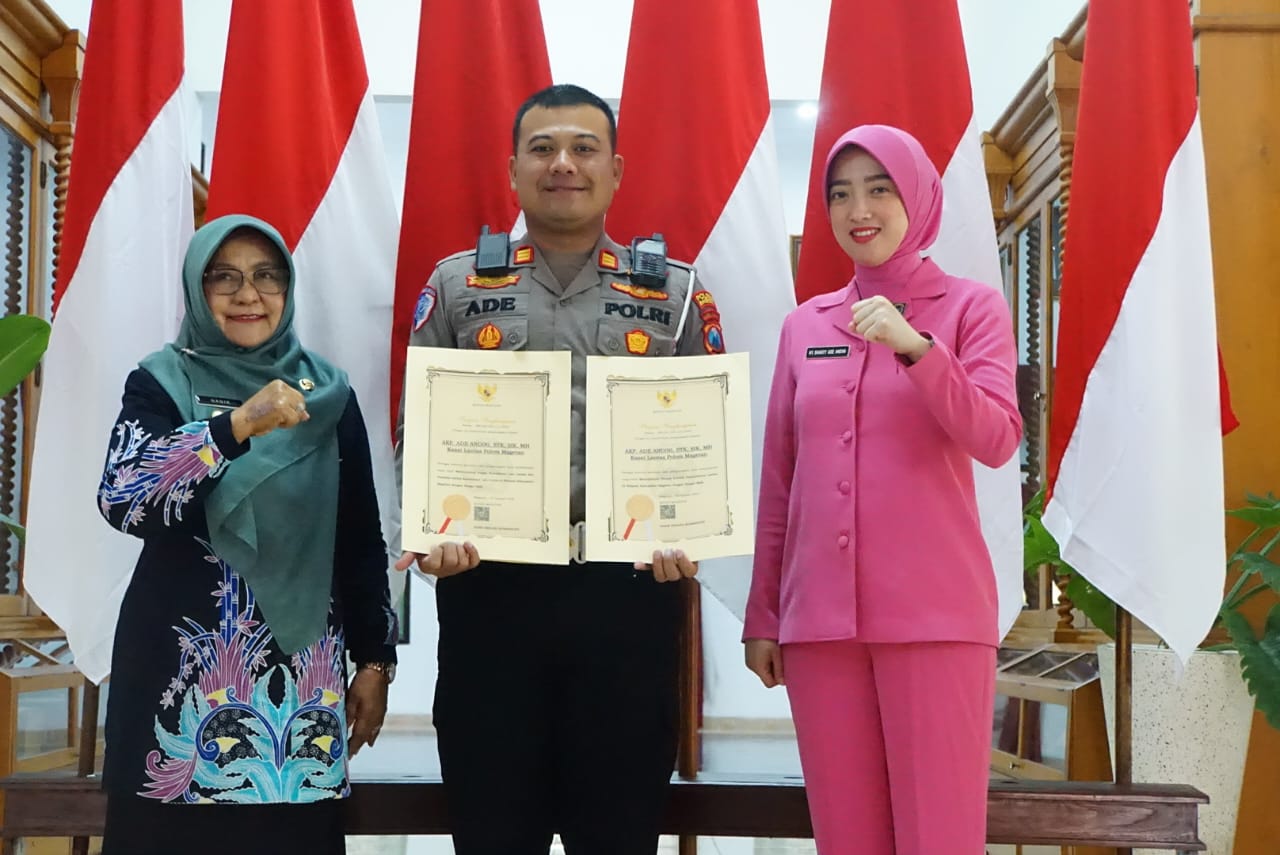 Turunkan Angka Kecelakaan Satuan Lalulintas Magetan Dapat Penghargaan Dari Bupati