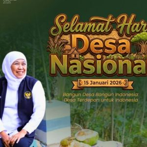 Hari Desa Nasional 2026, Khofifah Tegaskan Desa Mandiri Berkelanjutan Fondasi Indonesia Maju 2045