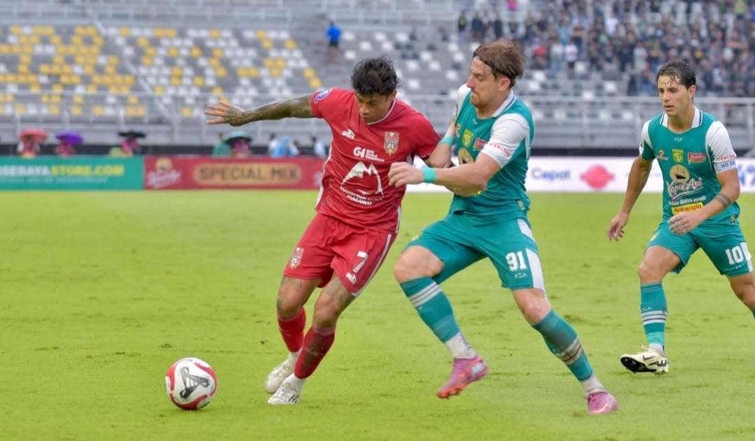 Persebaya Akhiri Putaran Pertama dengan Kemenangan Tipis atas Malut United