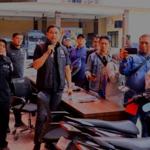 Polres Kediri Kota Tangkap Dua Tersangka Curanmor, Empat Motor Disita