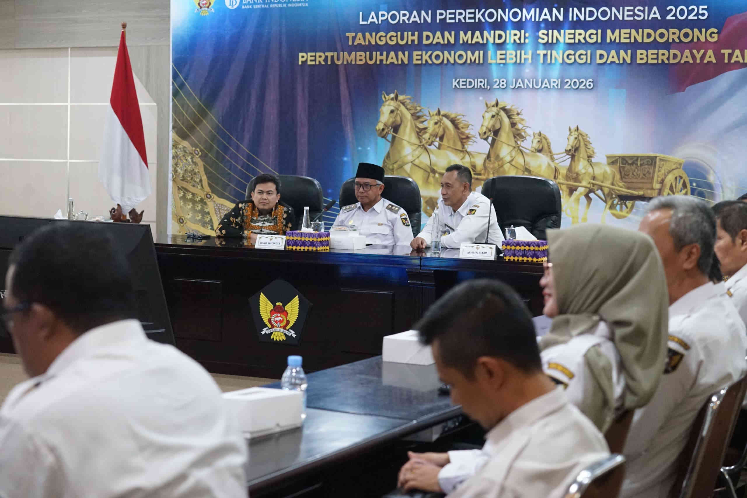 Ikuti LPI BI 2025, Wawali Kediri Tekankan Kolaborasi Pemkot–BI Perkuat Ekonomi Daerah