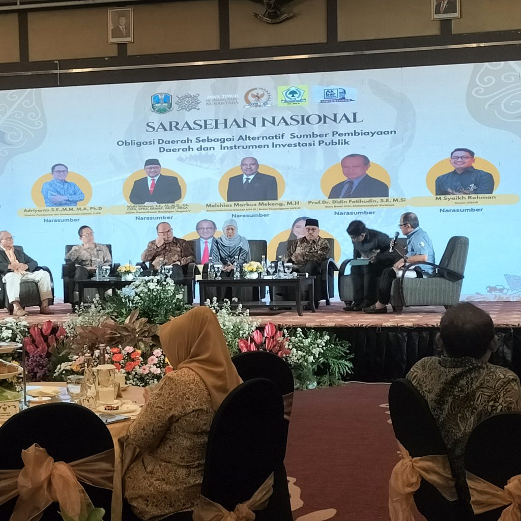 Fraksi Golkar MPR RI Gelar Sarasehan Nasional Obligasi Daerah di Surabaya