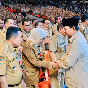 Hadiri Rakornas Dipimpin Presiden Prabowo, Khofifah Tegaskan Jawa Timur Siap Kawal Program Prioritas Nasional