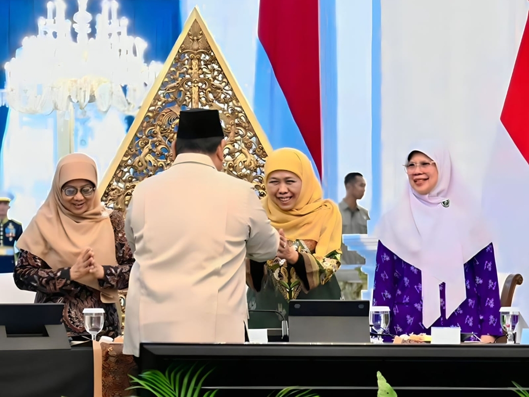 Khofifah Apresiasi Dialog Presiden Prabowo dengan Ormas Islam di Istana Negara