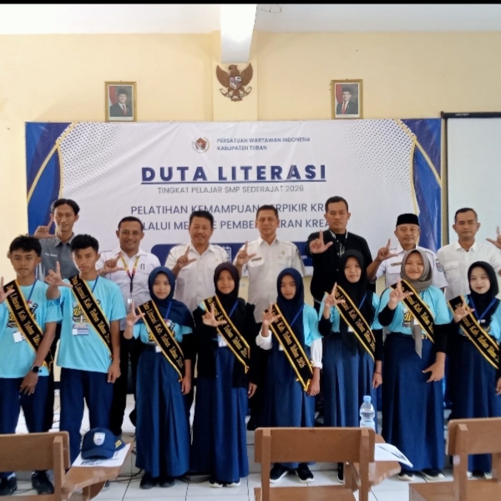 PWI Tuban Cetak 125 Duta Literasi Tingkat Pelajar SMP