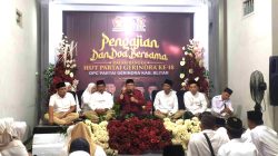 Syukuran HUT ke-18, DPC Partai Gerindra Kabupaten Blitar: Kompak, Bergerak, Berdampak!