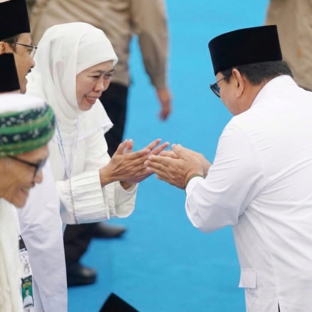 Prabowo–Khofifah Hadiri Mujahadah Kubro Satu Abad NU di Malang, Tegaskan NU Pilar Persatuan Bangsa