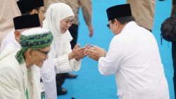 Prabowo–Khofifah Hadiri Mujahadah Kubro Satu Abad NU di Malang, Tegaskan NU Pilar Persatuan Bangsa