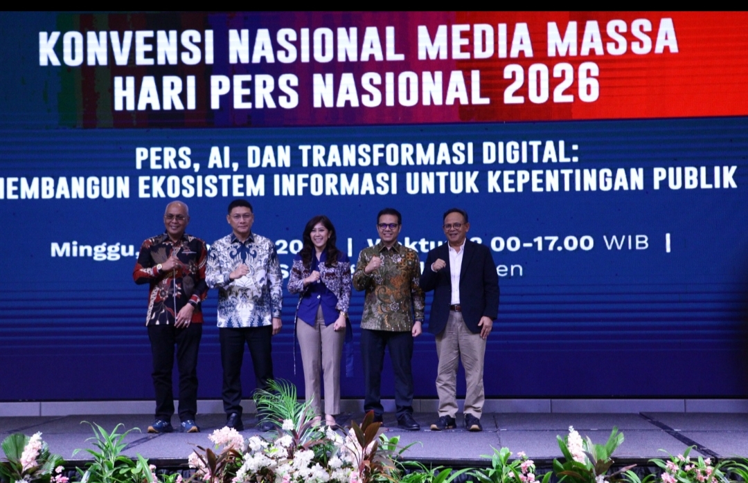 Menkomdigi Buka Konvensi Nasional Media Massa HPN 2026, Soroti Etika Pers di Era AI