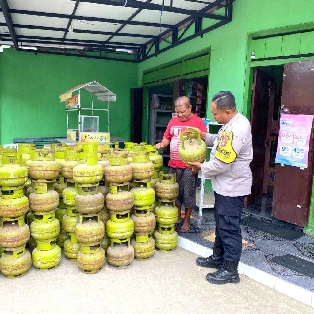 Polres Blitar Cek Ketersediaan dan Penyaluran Gas Melon Jepang Ramadhan