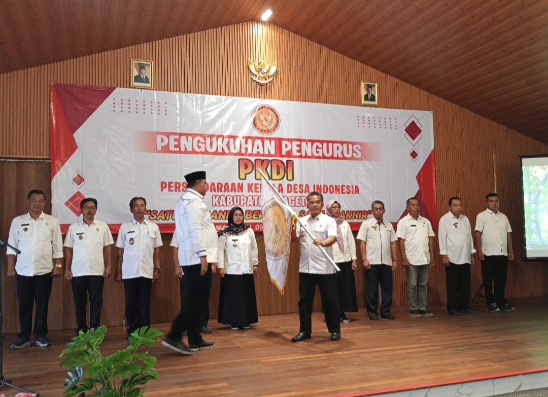 Kades Pingkuk Ajis Santoso Nahkodai DPC PKDI Magetan