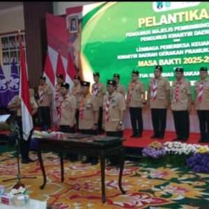 Pengurus Kwarda Pramuka Jatim Dilantik, Budi Waseso Tegaskan Pramuka Garda Terdepan Pembentukan Karakter Bangsa