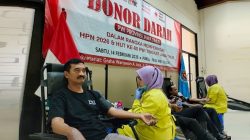 Donor Darah PWI Jatim, Ini Kesan Peserta Pertamakali Donor
