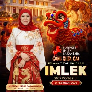 Dari Imlek ke Ramadhan, Khofifah Serukan Penguatan Kesalehan Sosial.