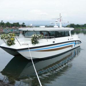 Galangan Lokal Banyuwangi Serahkan Katamaran X38, Perkuat Armada Survei Maritim