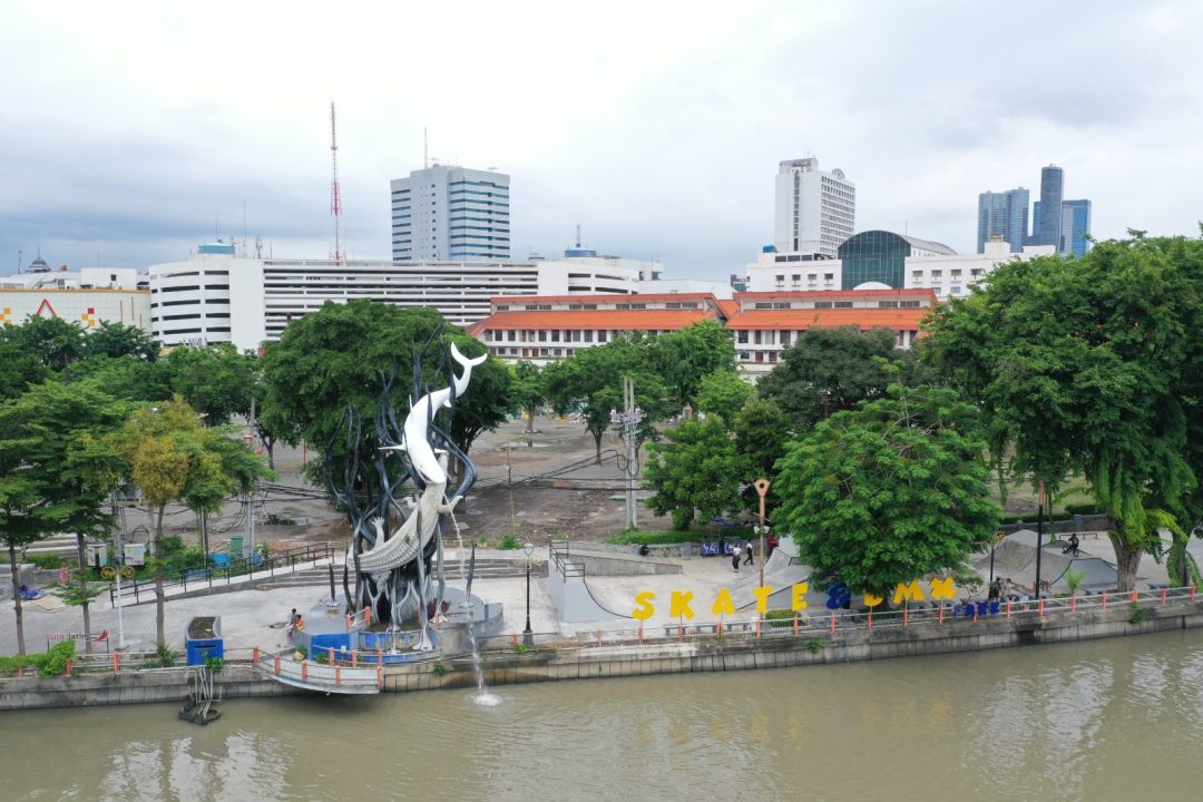 Wajah Baru Skate & BMX Park Kalimas Jadi Ikon Wisata Sungai Surabaya