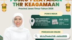 Gubernur Khofifah Imbau THR Wajib Dibayar Maksimal H-7 Lebaran 1447 Hijriyah, Pemprov Jatim Buka 54 Posko Layanan untuk Kawal Hak Pekerja