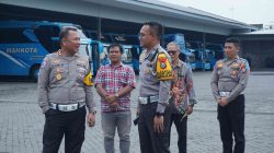 Bus Harus Sehat Sebelum Berangkat: Satlantas Polres Kediri Turun Tangan
