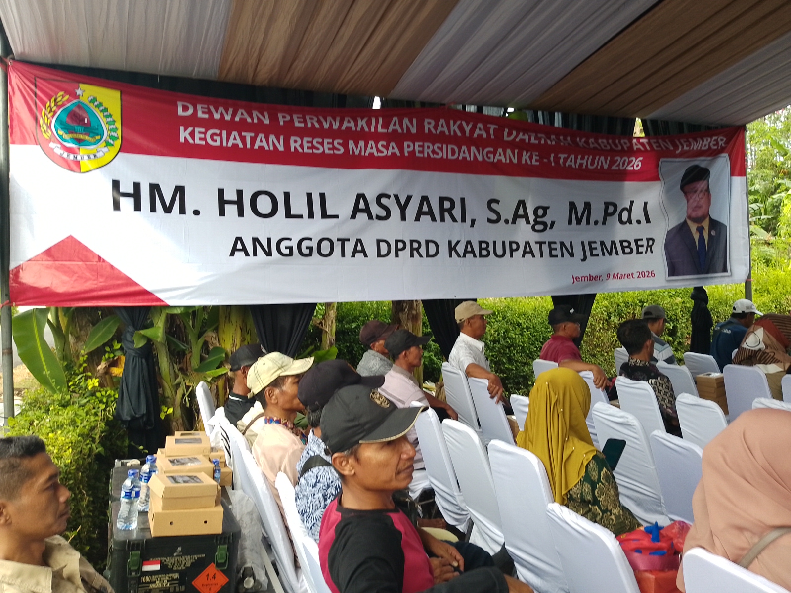 Ra Holil Legislator Partai Golkar Reses di Desa Keting