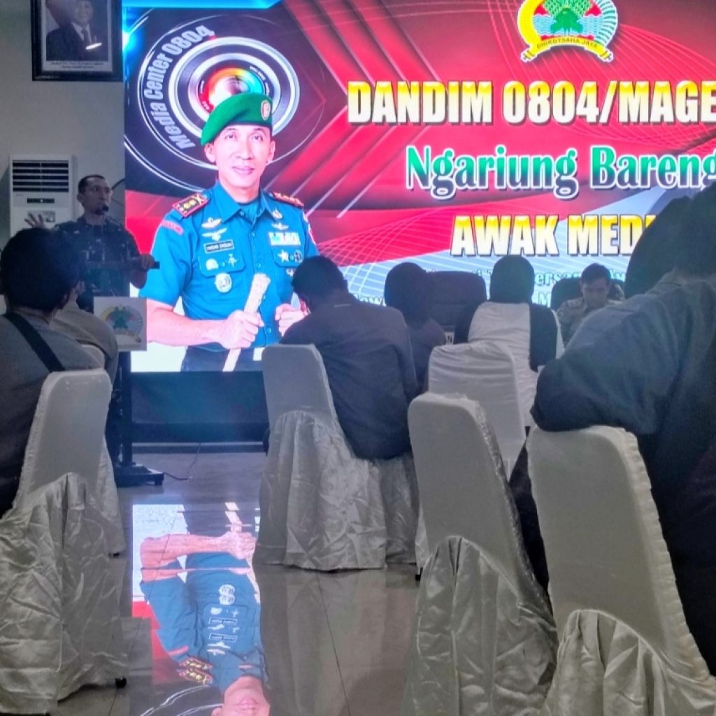 Dandim 0804/Magetan Letkol Hasan Dasuki Pamitan Pindah Tugas Lewat Ngariung Bersama Media