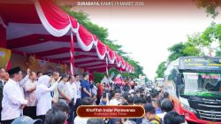 Berangkatkan 4000 Pemudik Gratis, Khofifah : Tekan Angkat Kecelakaan Lalin