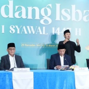 Sidang Isbat, Pemerintah Tetapkan 1 Syawal 1447 H Hari Sabtu tanggal 21 Maret 2026