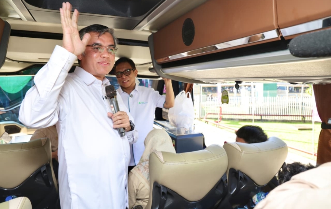 Lepas Mudik 1.431 Pekerja Panasonic, Menaker: Perusahaan Harus Memanusiakan Pekerja