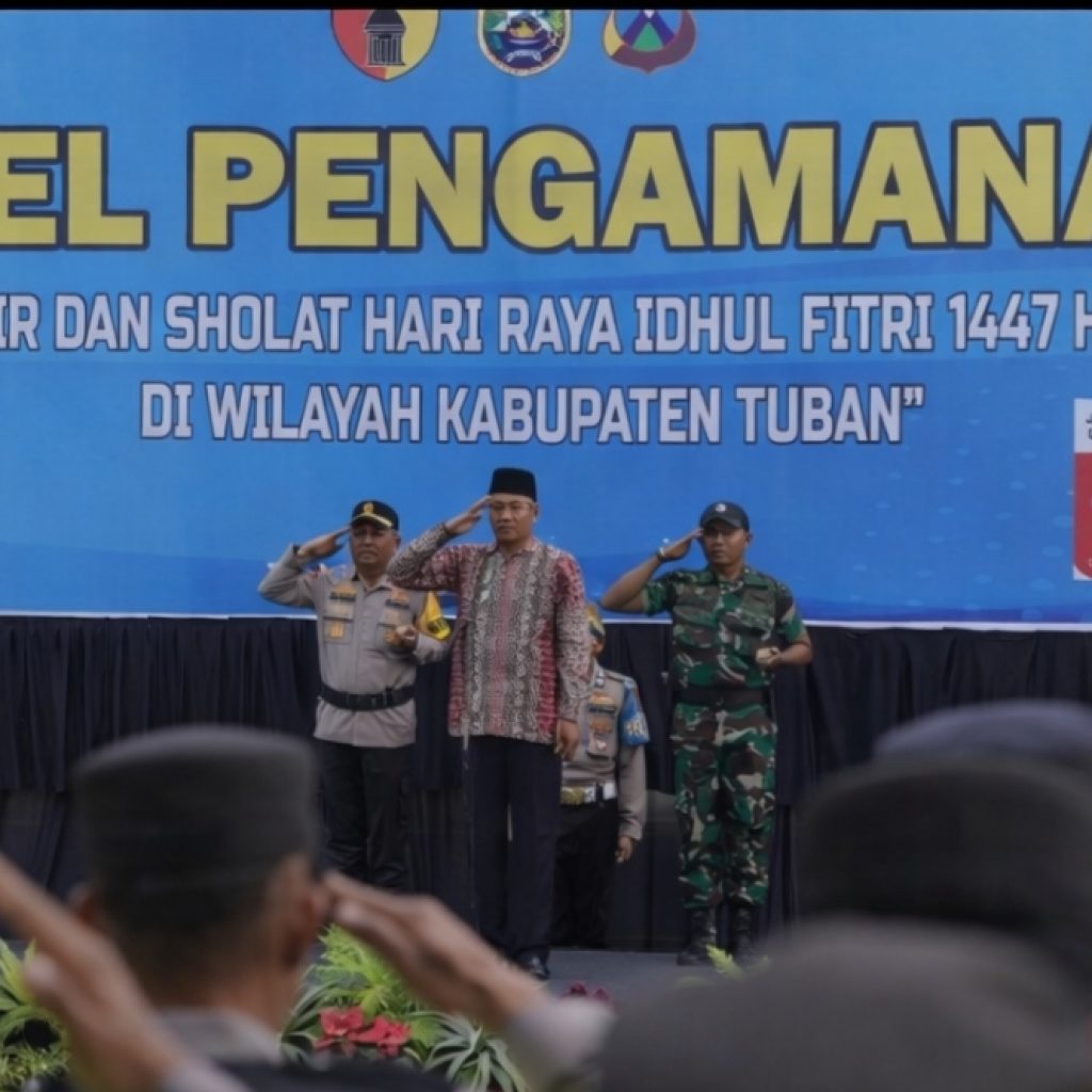 Apel 340 Personel Amankan Malam Takbir di Tuban