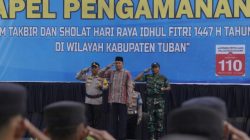 Apel 340 Personel Amankan Malam Takbir di Tuban