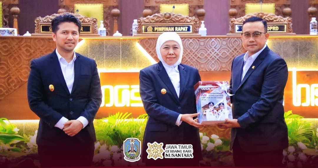 LKPJ 2025: Kinerja Jatim Tembus 98,33 Persen