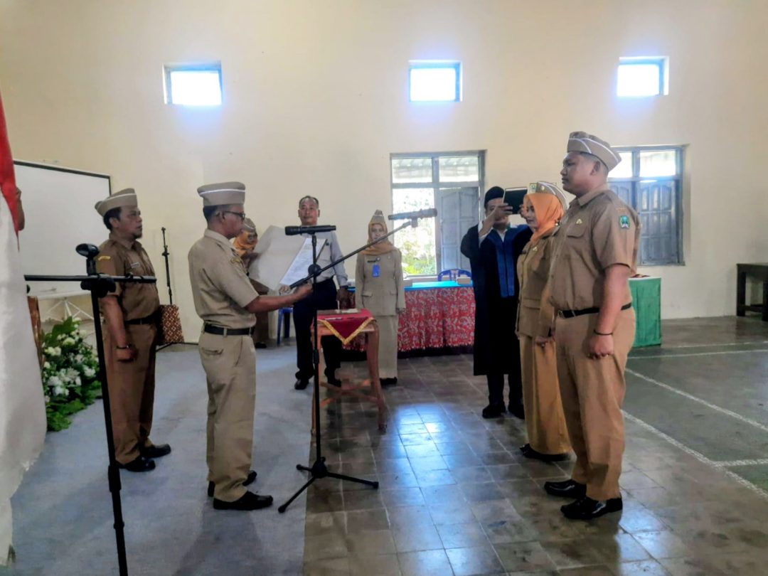 Pelantikan  Perangkat Desa , Camat Ngariboyo Tekankan Integritas dan Pelayanan Maksimal   