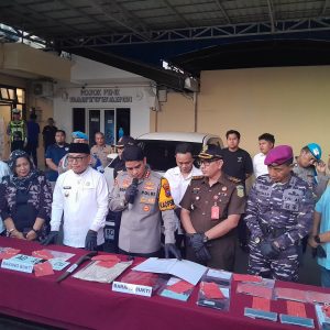 Operasi Pekat Semeru 2026 Polresta Banyuwangi Ungkap 59 kasus kriminal dengan 61 tersangka