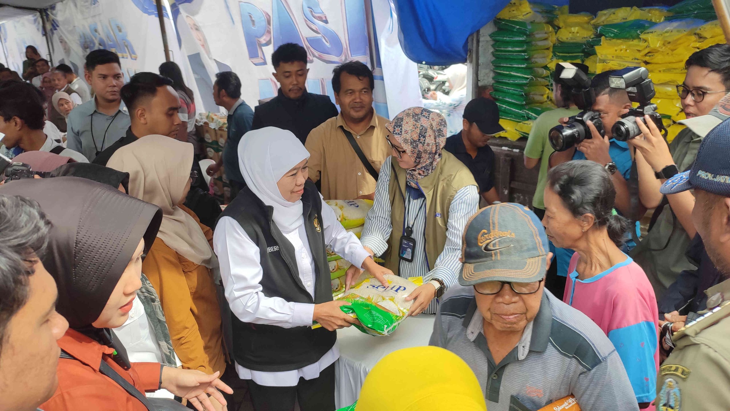 Pasar Murah Pemprov Jatim di Kabupaten Kediri Diserbu Warga Jelang Lebaran