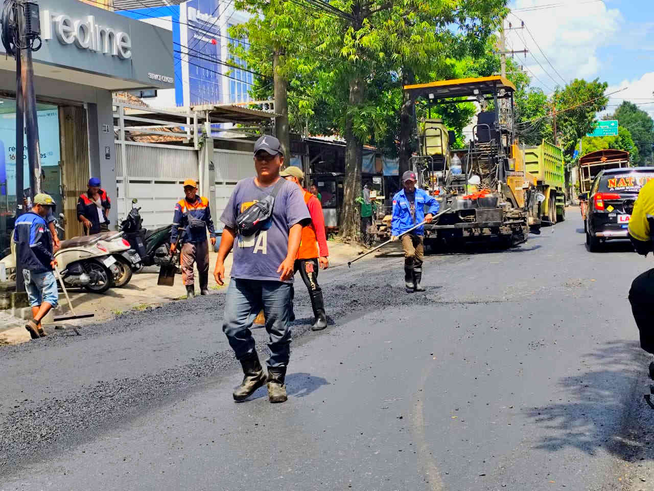 Pemkot Kediri Kebut Perbaikan Jalan Hasanudin-Imam Bonjol, Target Rampung Sebelum Lebaran 2026