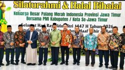 Halal Bihalal PMI Jatim, Imam Utomo Ajak Doakan Perdamaian Dunia
