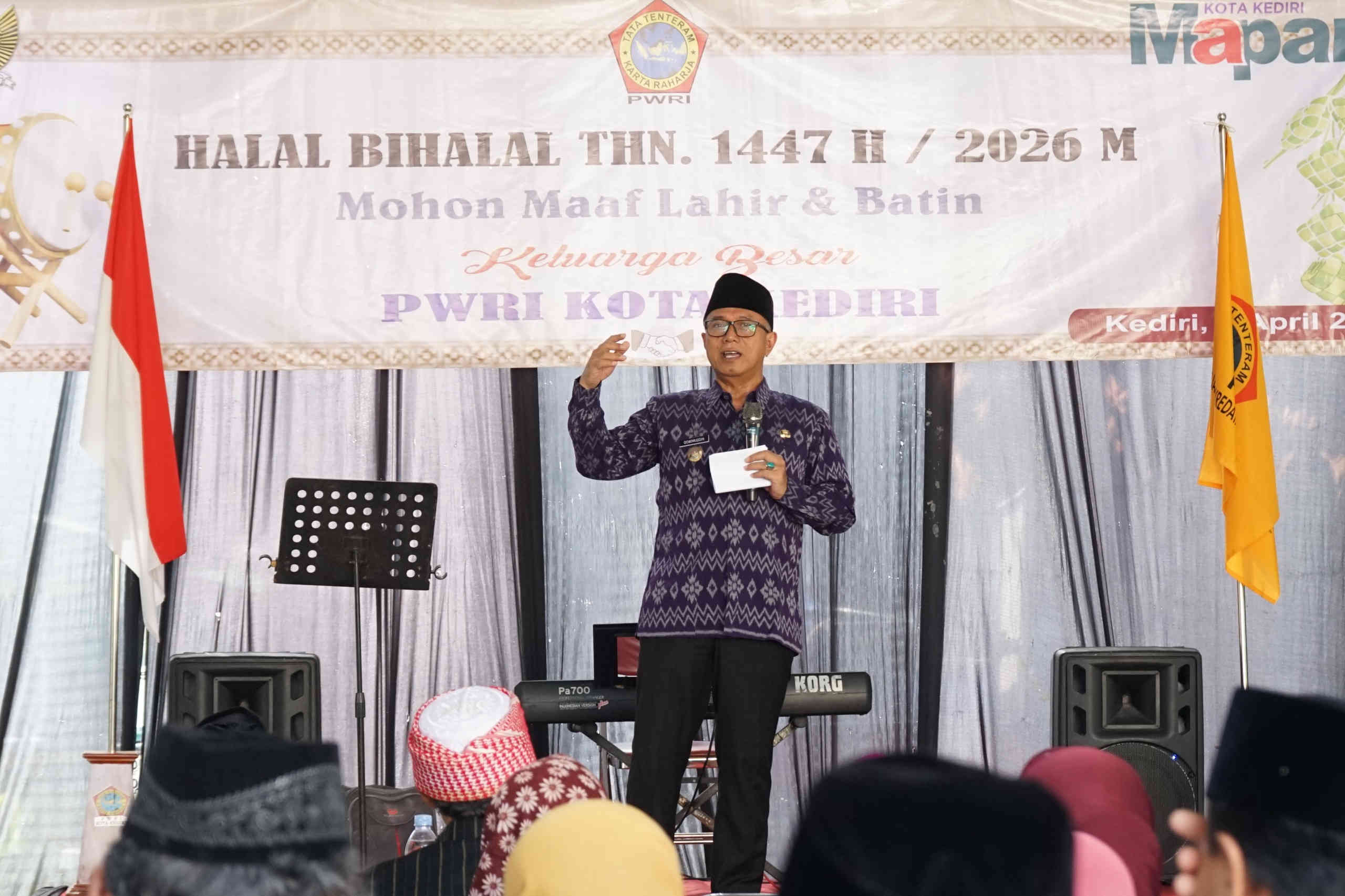 Halal Bihalal PWRI Kota Kediri, Gus Qowim Tekankan Silaturahmi dan Kolaborasi